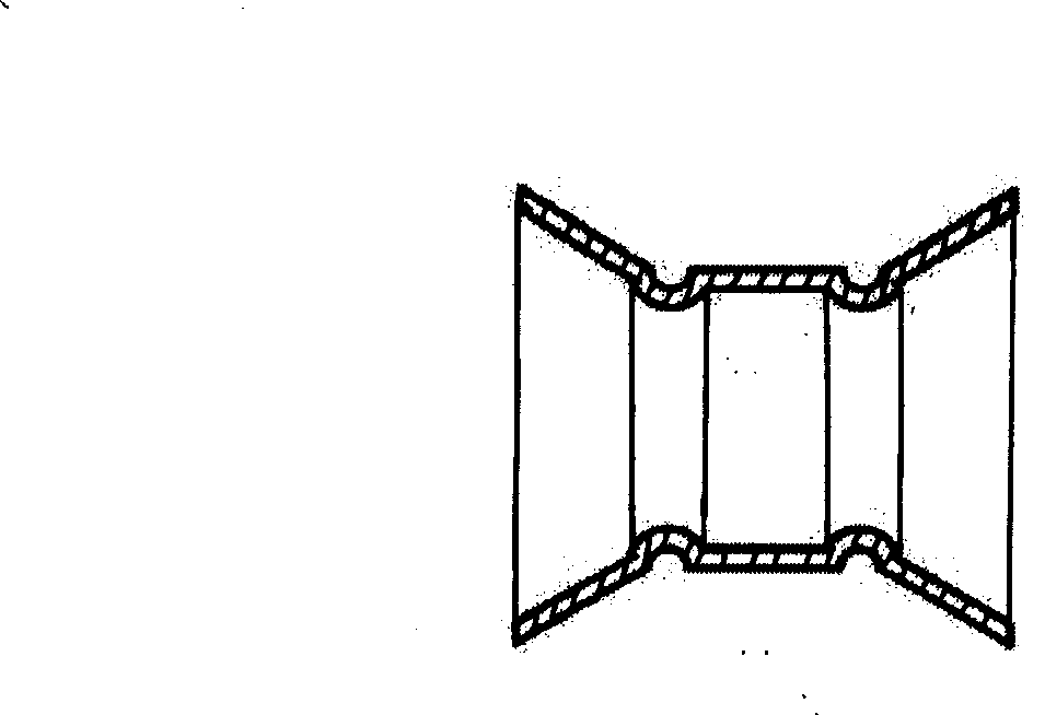 Colon bundling type anastomotic bracket