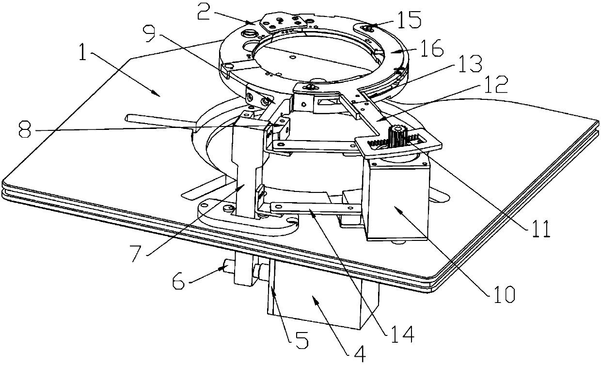 Sinker cap adjusting device for stocking frame