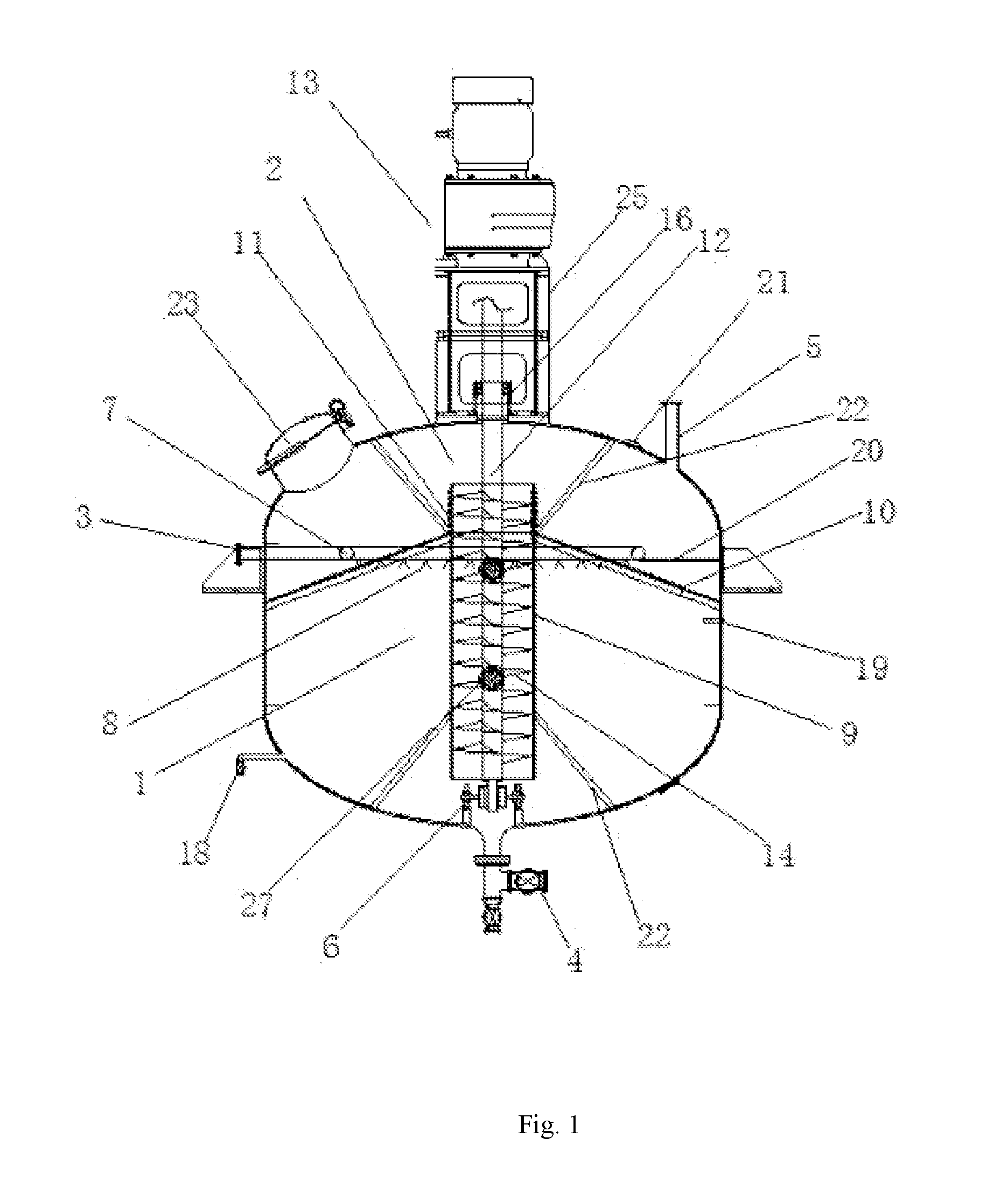 Defoaming apparatus for high-viscosity pure-chitosan spinning solution