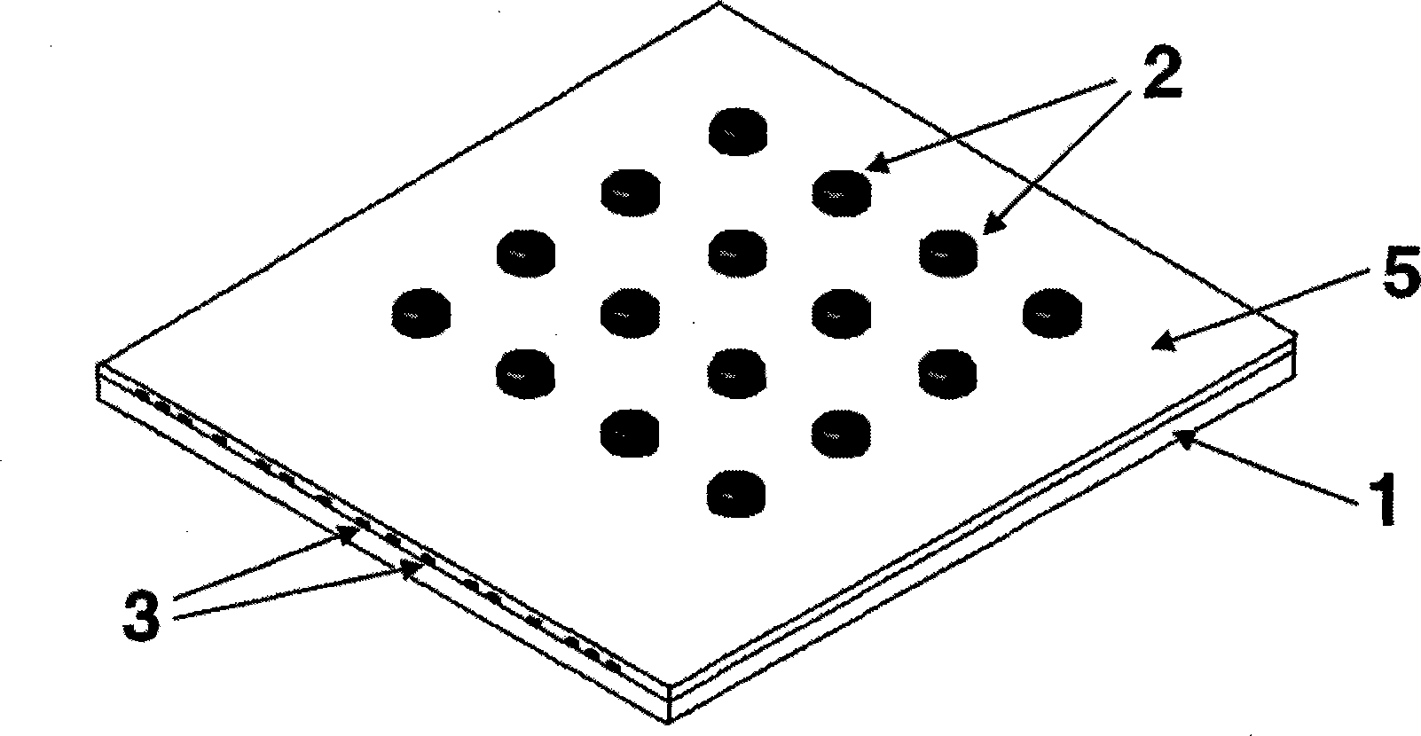 Flexible retina salient point micro-electrode chip and production method thereof