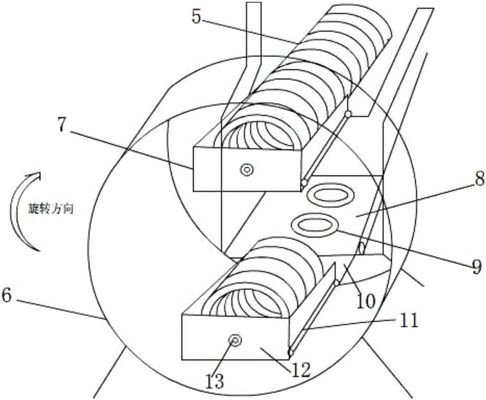 A kind of bearing machining centerless grinding machine cycle machining system