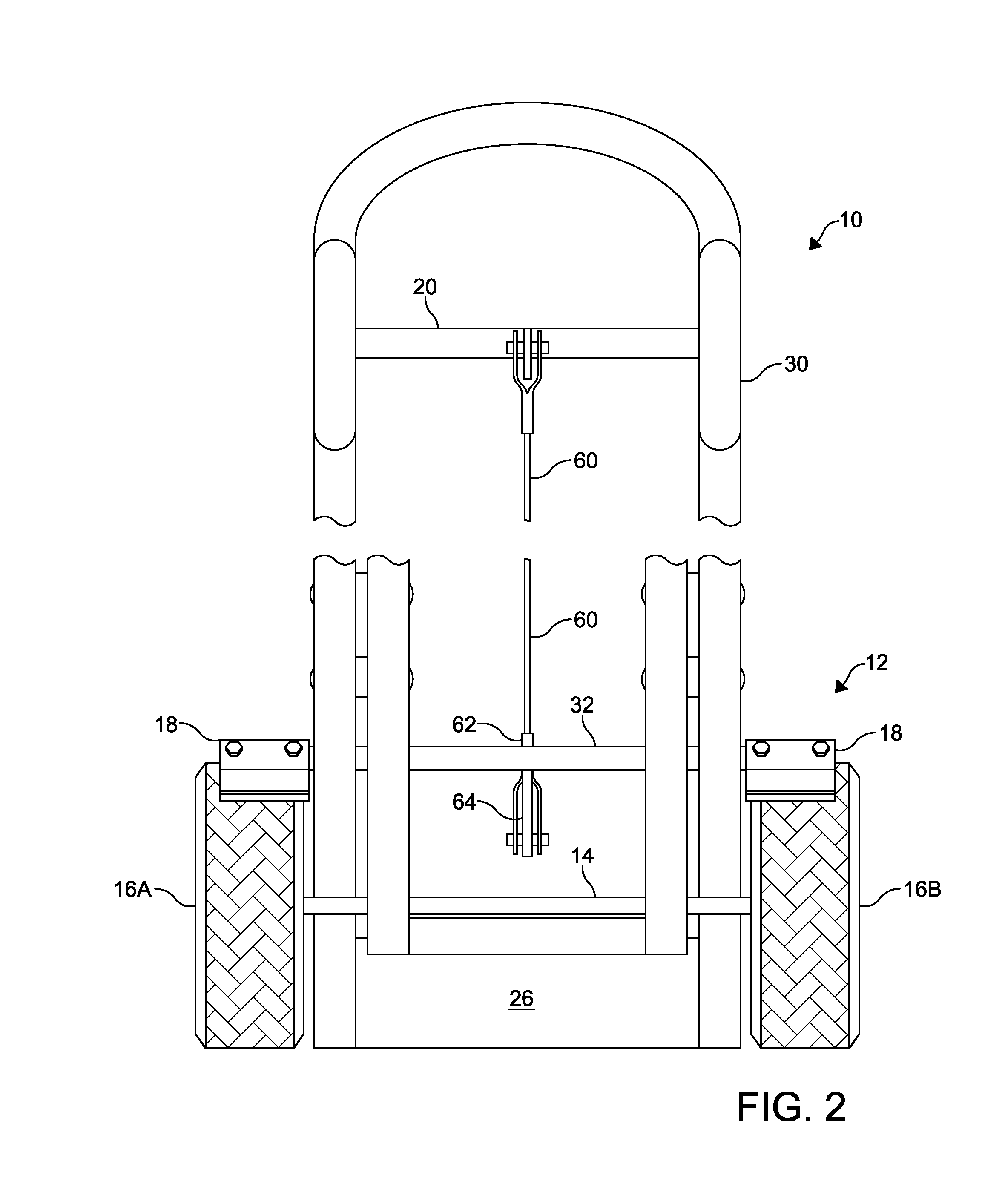 Hand cart braking system