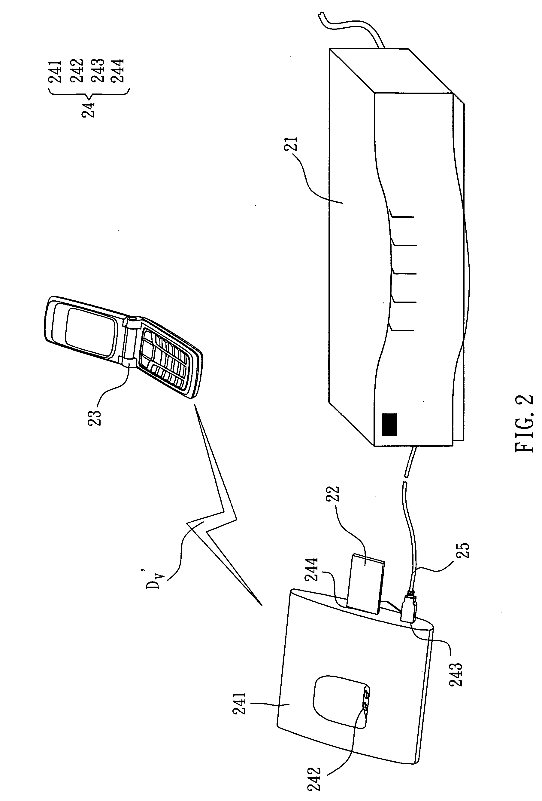 Wireless communication system and charging base thereof