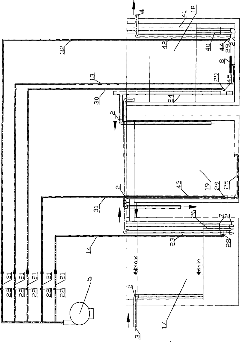 Integrated air lift SBR reactor