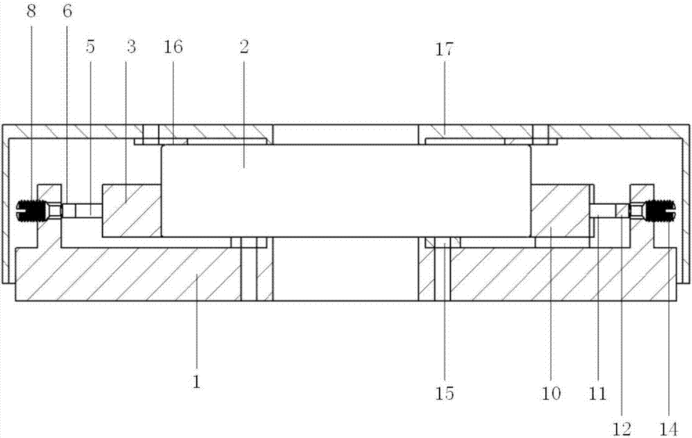 Clamping force-adjustable tangential driving type rotary inertial piezoelectric actuator and method