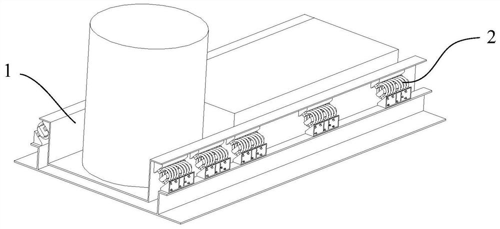 Ship-borne optical platform passive vibration isolation system and design method thereof