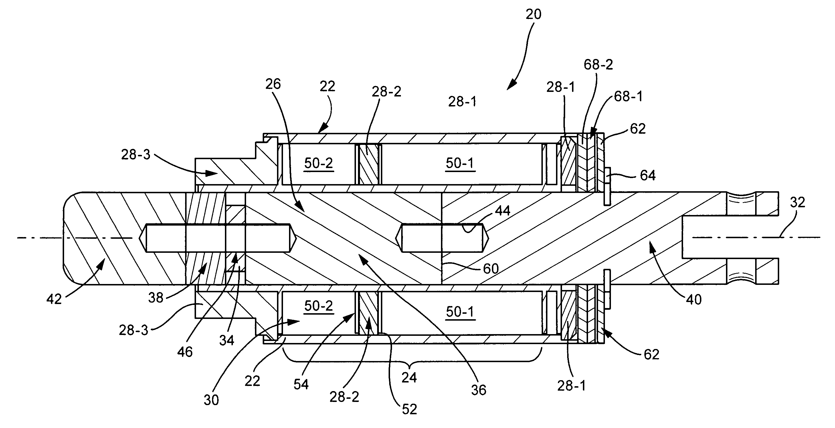 Soft latch bidirectional quiet solenoid