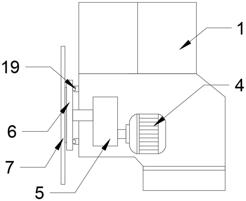 A cross-cut sawing machine