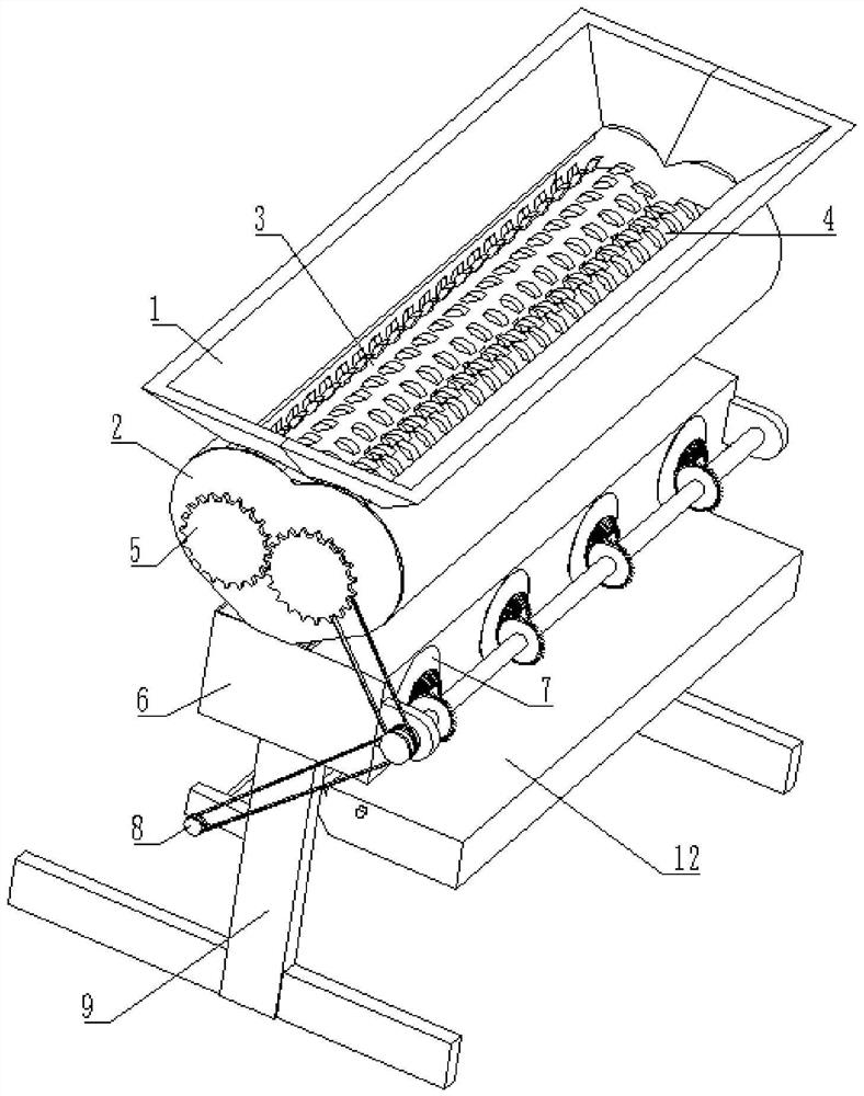 Medical waste cleaning treatment device