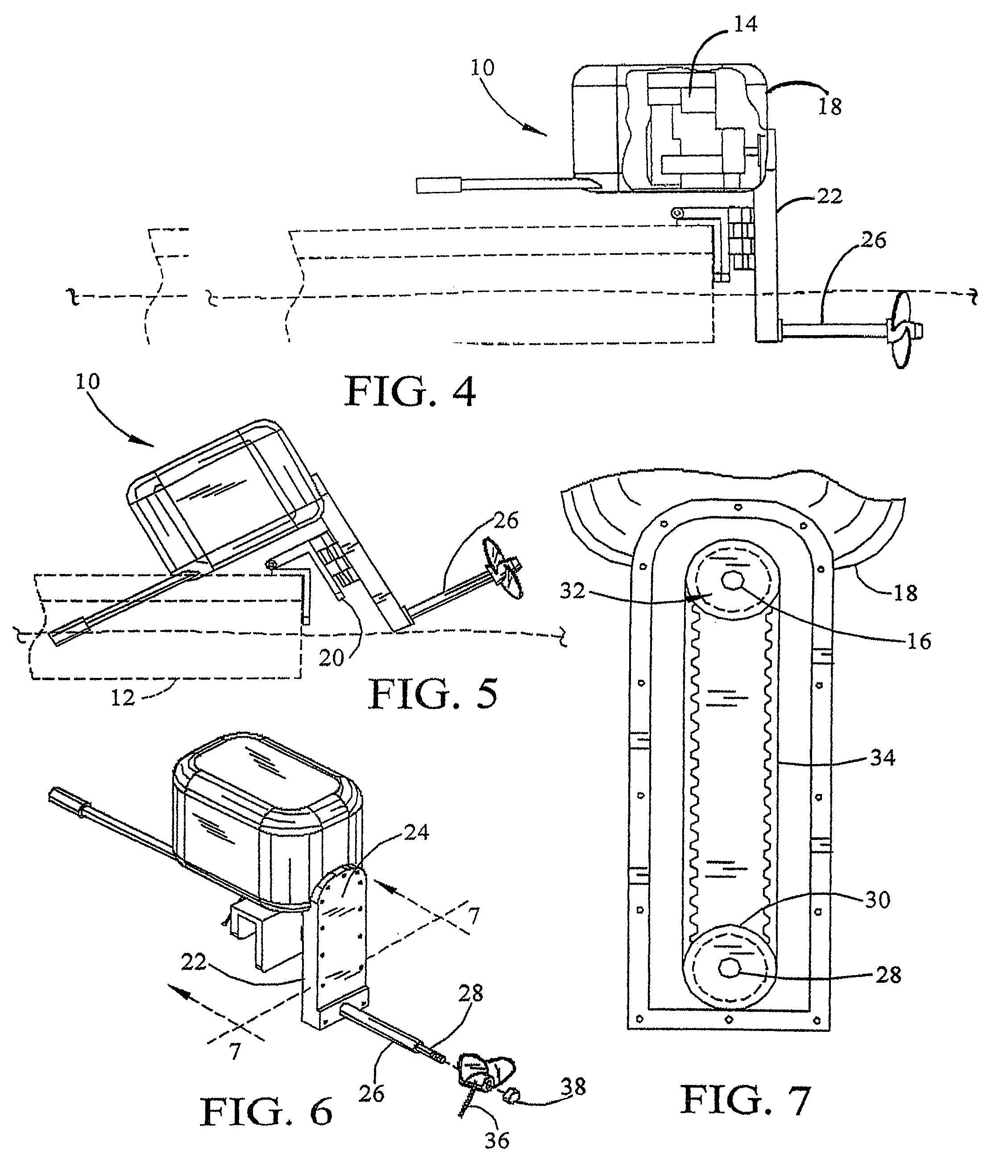 Method and apparatus for air cooled outboad motor for small marine craft