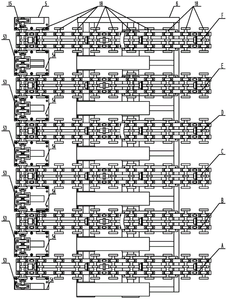 A multi-piece glass selection device and a method for multi-piece glass at the cold end of a flat glass production line