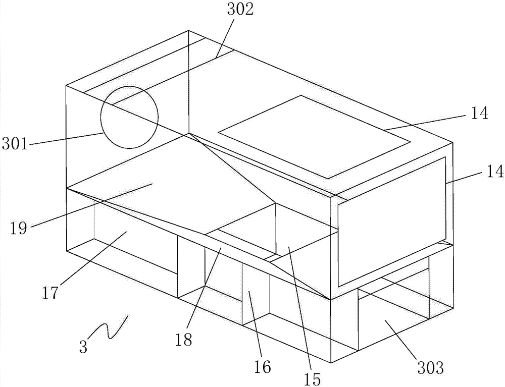 Experiment device for detecting wind and sand resistance of bridge support