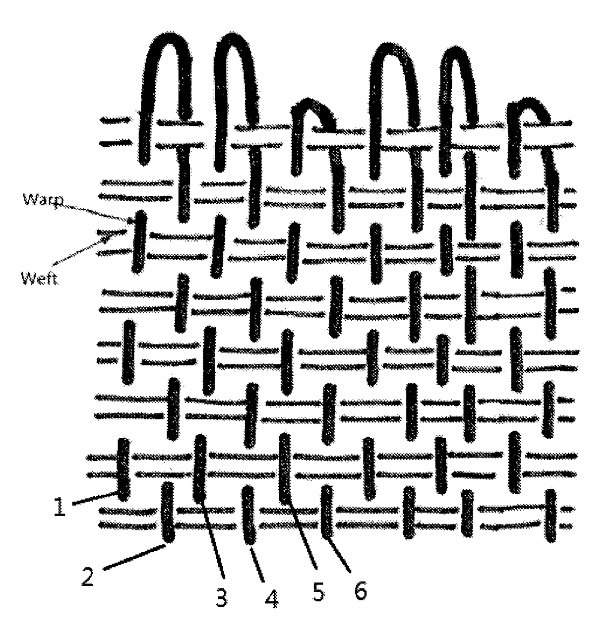 Papermaking fabric with double loop seam