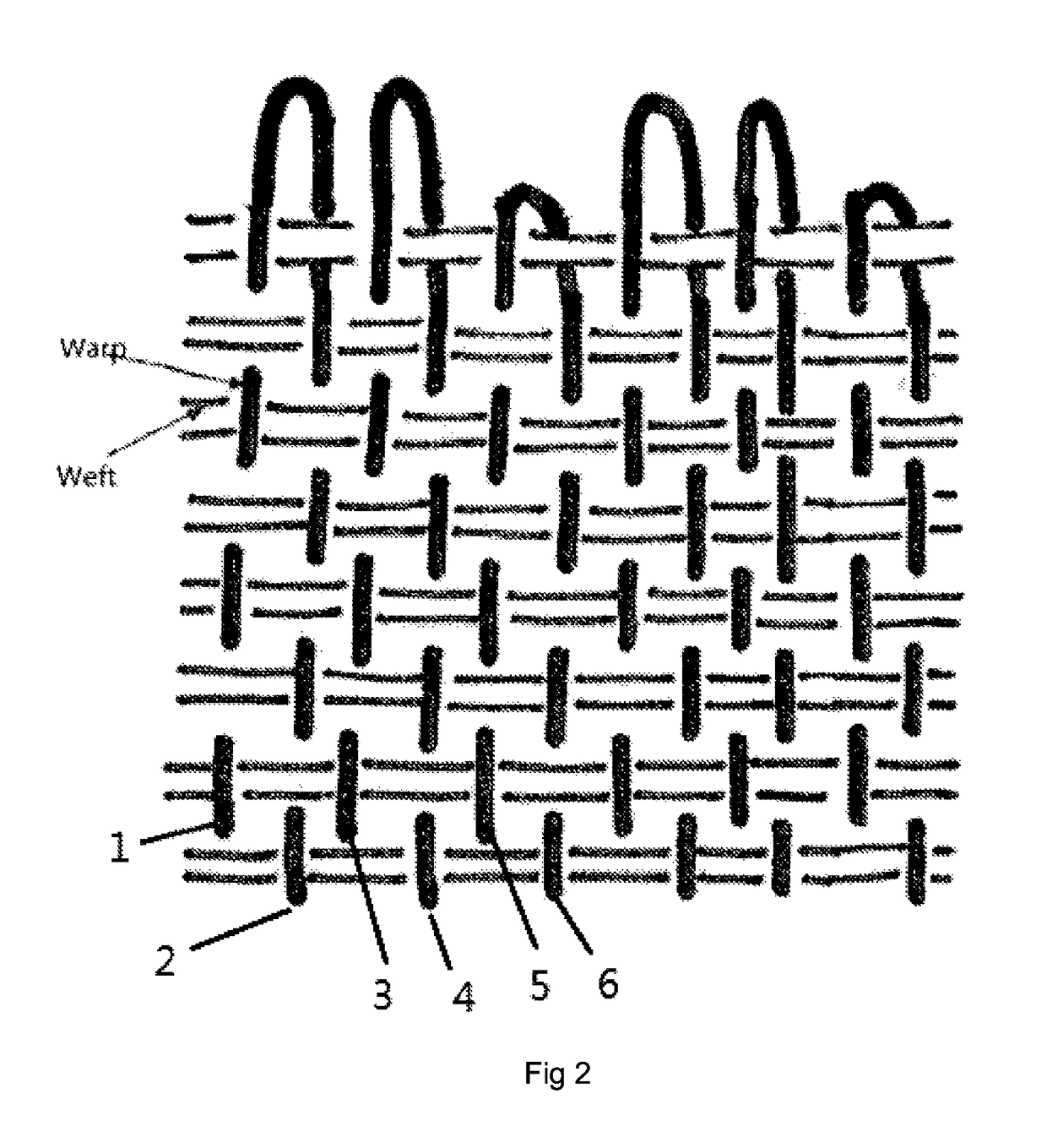 Papermaking fabric with double loop seam