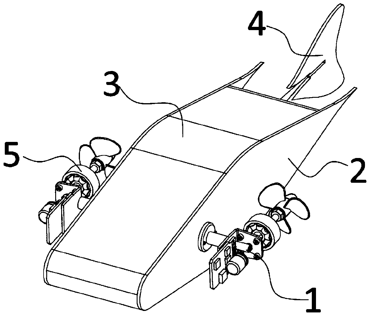 Underwater buffer robot and working method thereof