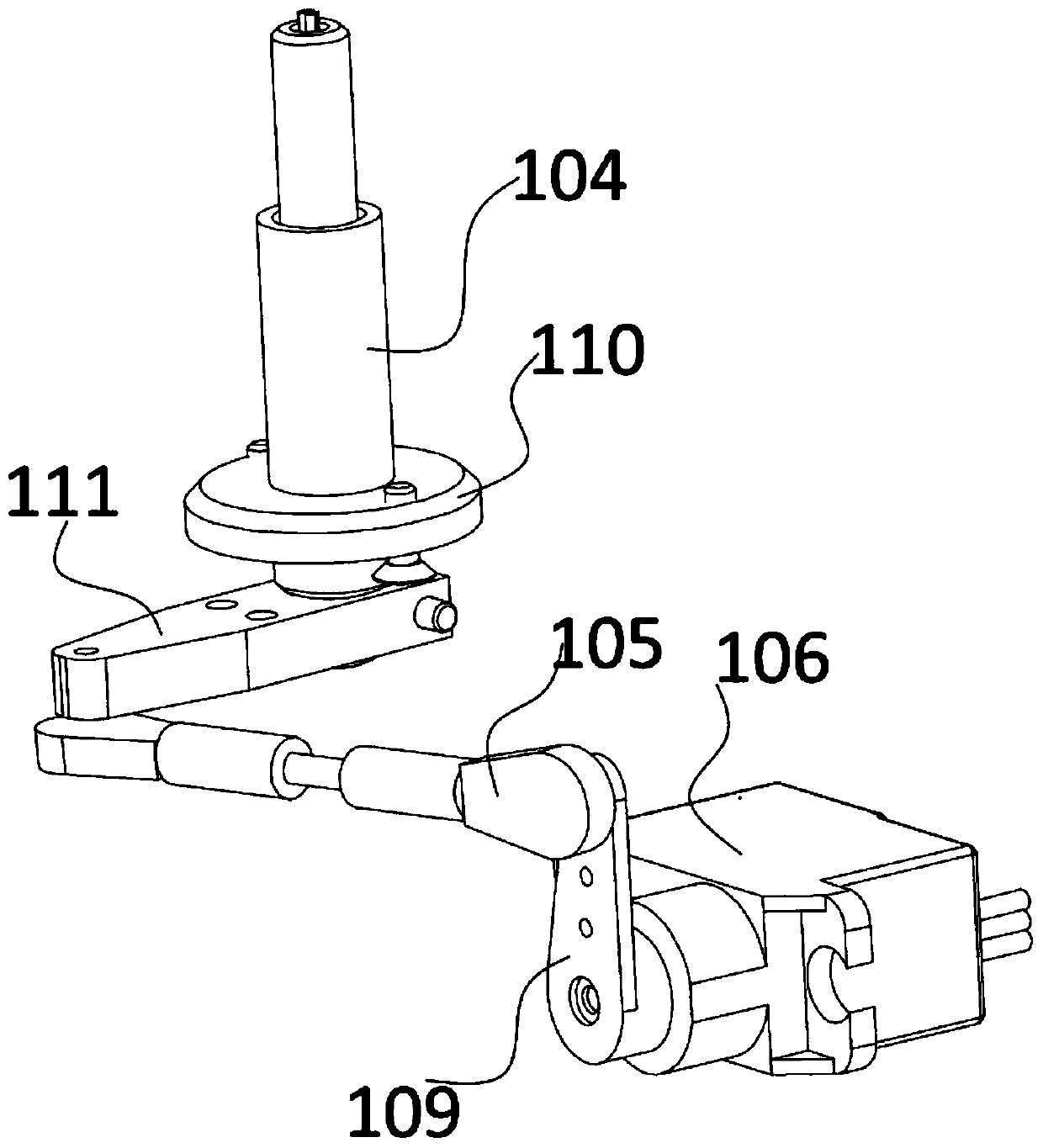 Underwater buffer robot and working method thereof