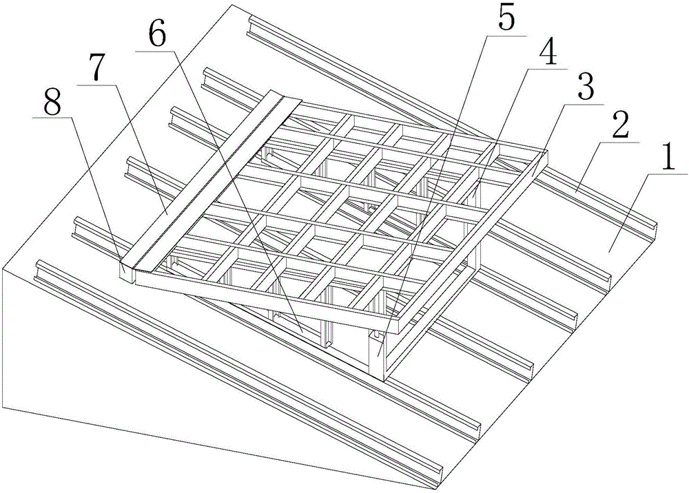 Integrated house dormer frame structure