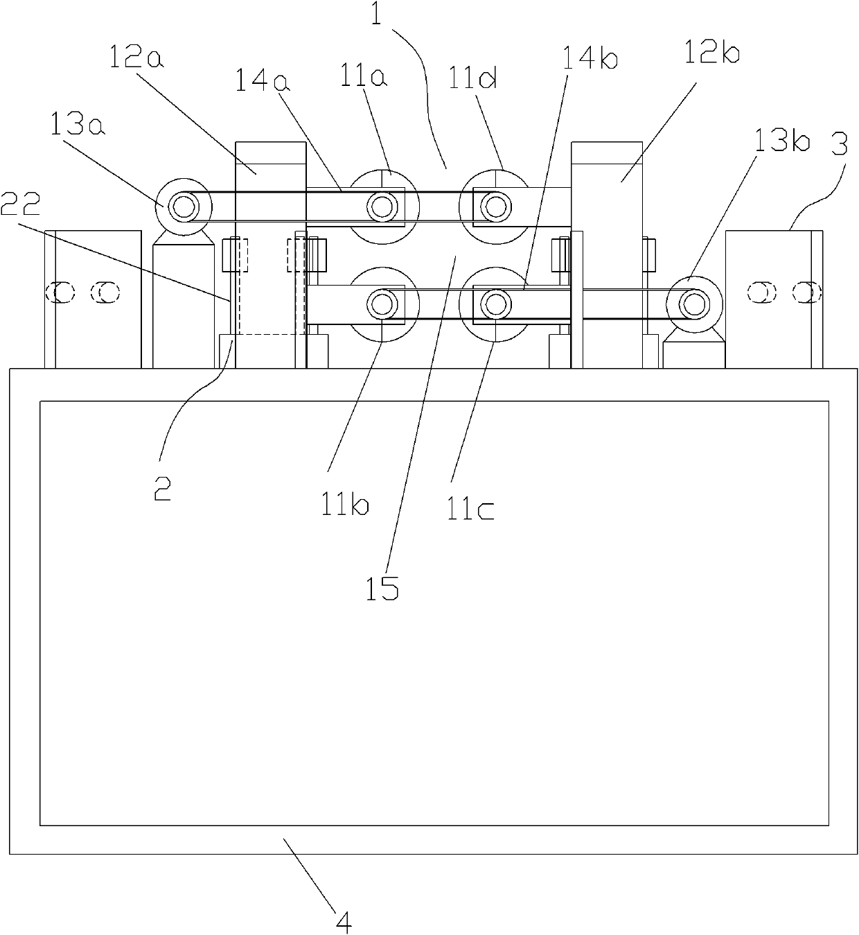 Automatic side-sticking equipment used during filter element production