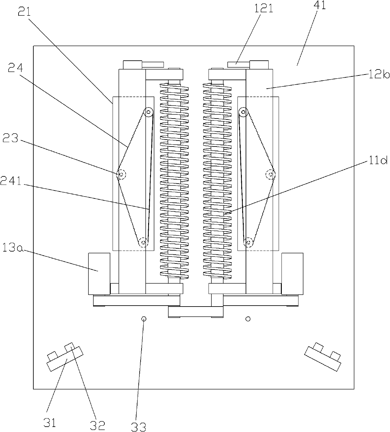 Automatic side-sticking equipment used during filter element production