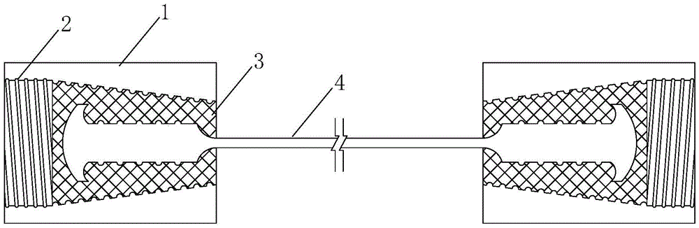 Manufacturing method of basalt fiber reinforcement tensioning anchorage device