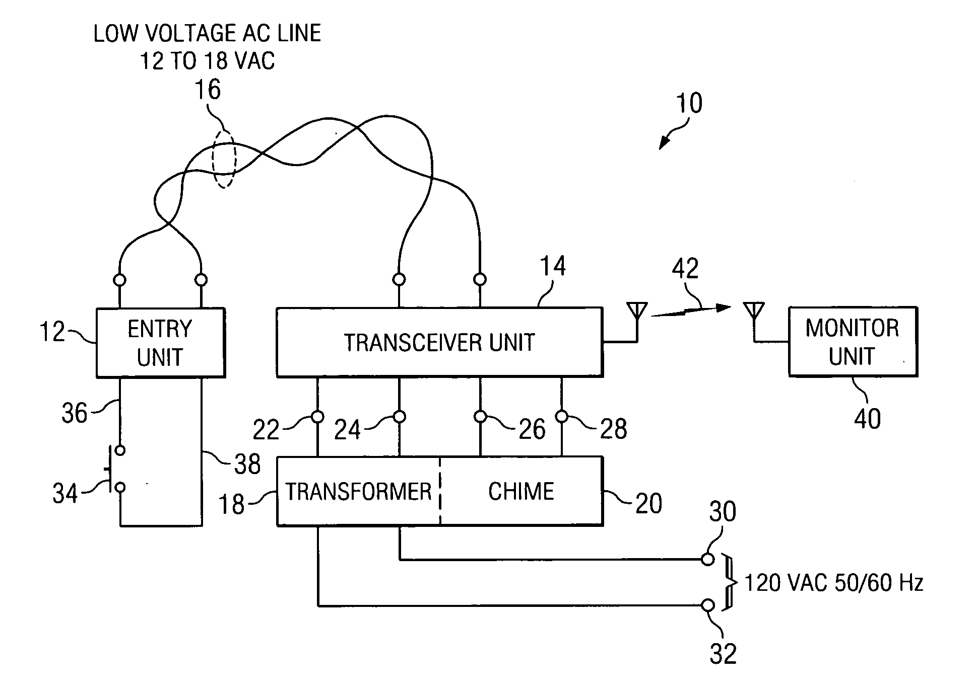 Apparatus and method for converting a low voltage AC wiring circuit to a high speed data communications link