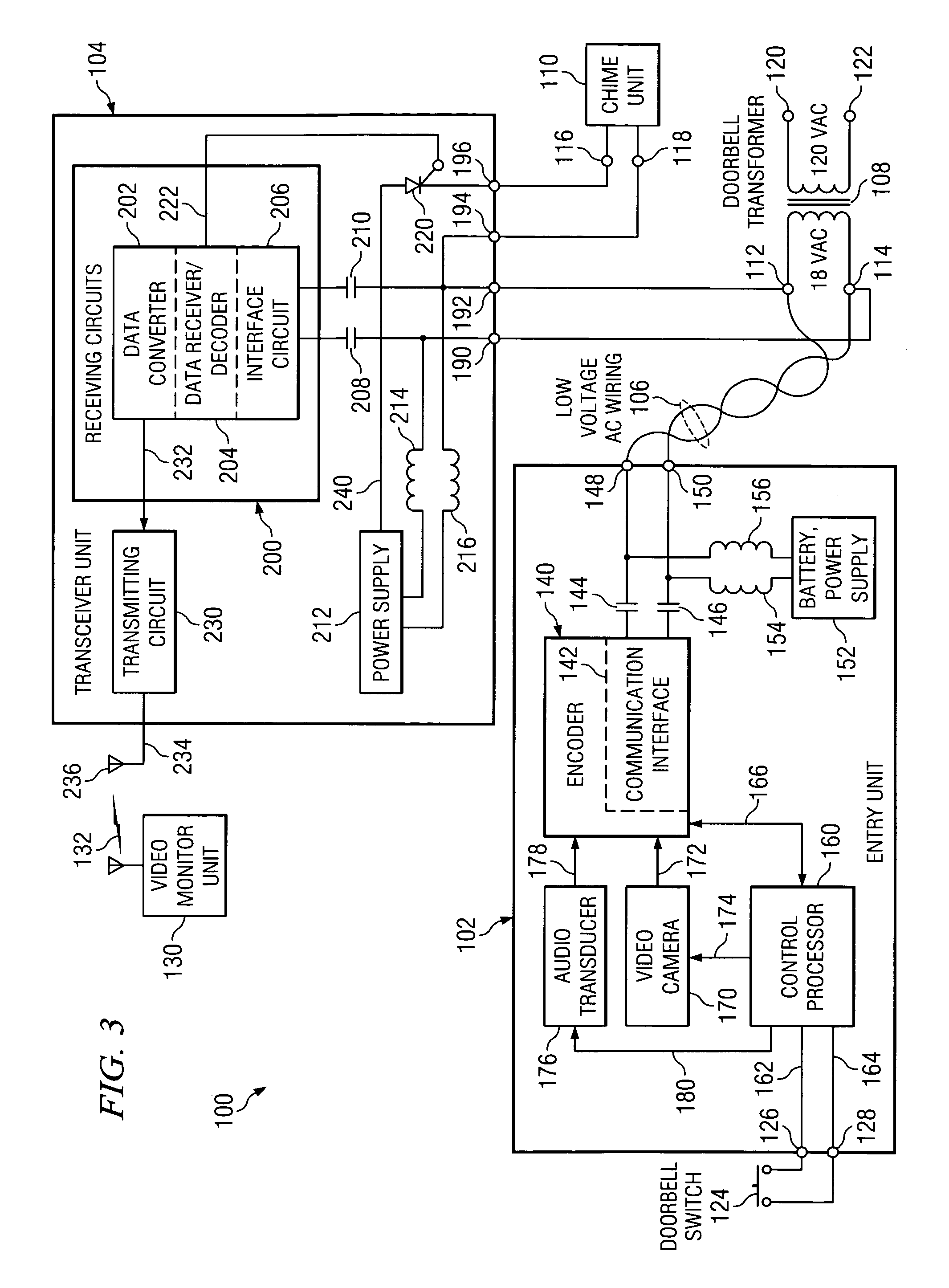 Apparatus and method for converting a low voltage AC wiring circuit to a high speed data communications link