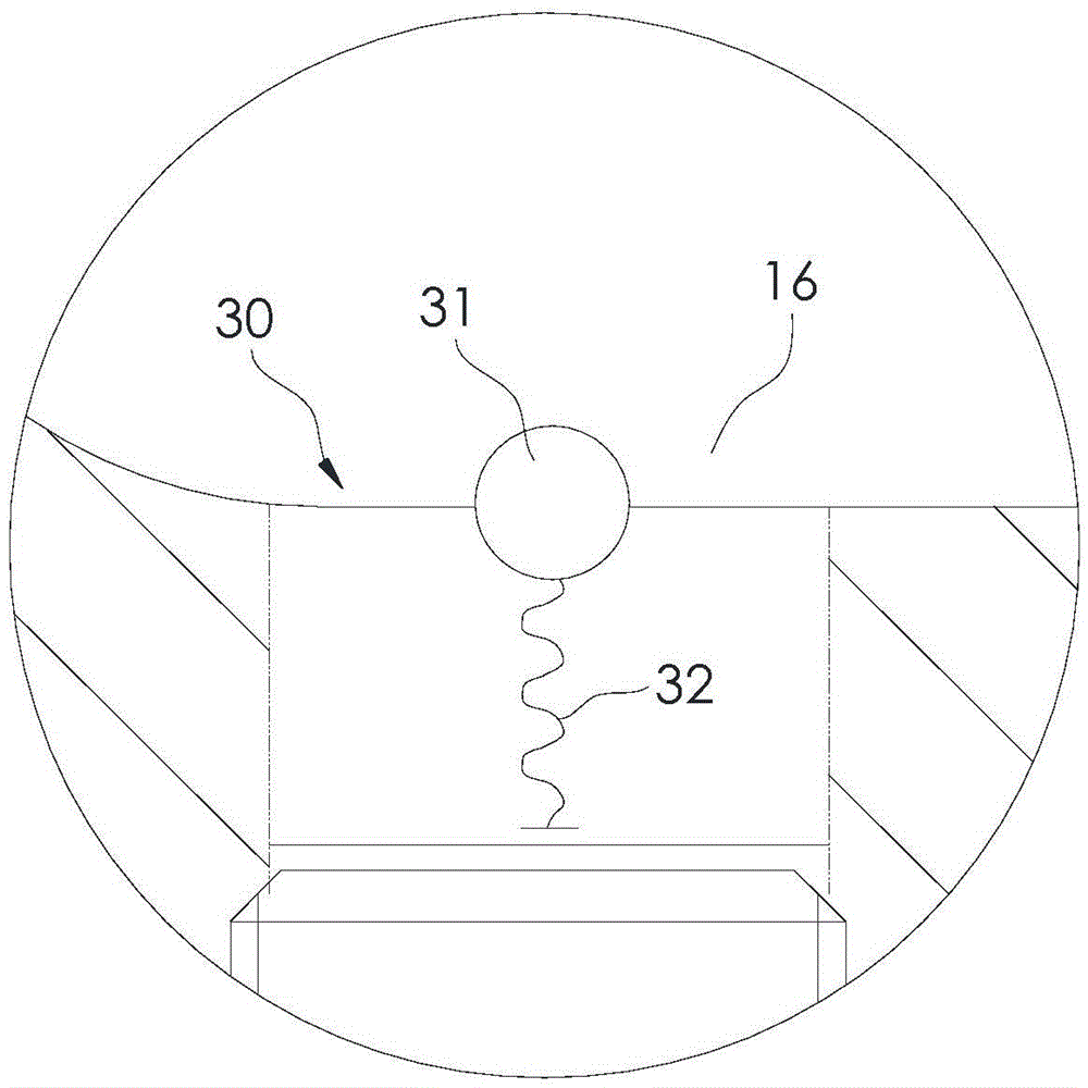 Lubricating structure of polishing grinding head