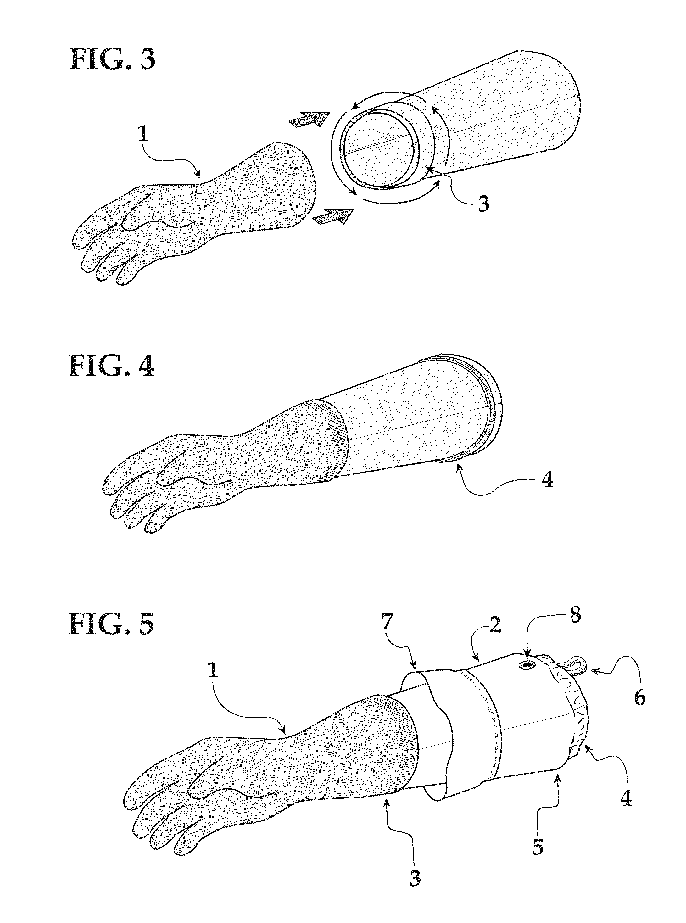 Multipurpose Composite Extended-Sleeve Protective Glove