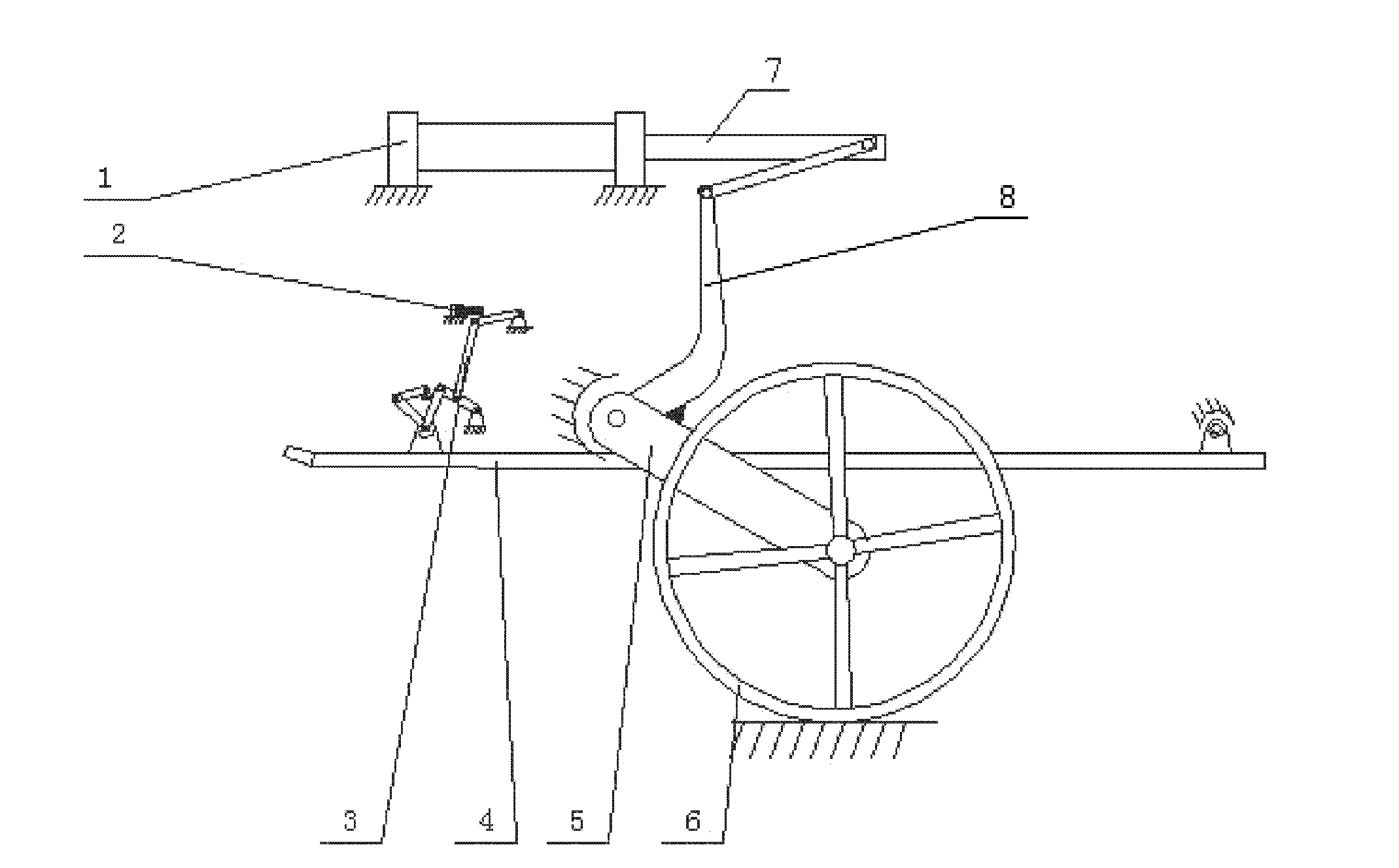 Electric profiling mechanisms of paddy rice transplanter