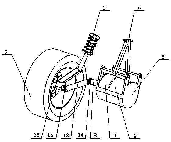 Chassis driving system for four-wheel drive electromobile and control method of chassis driving system