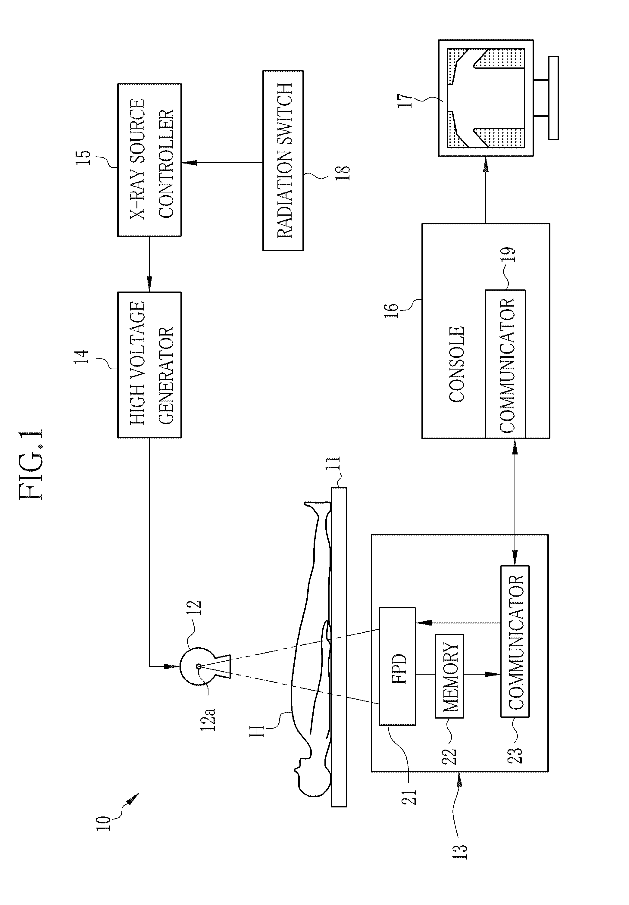 Radiographic image detector