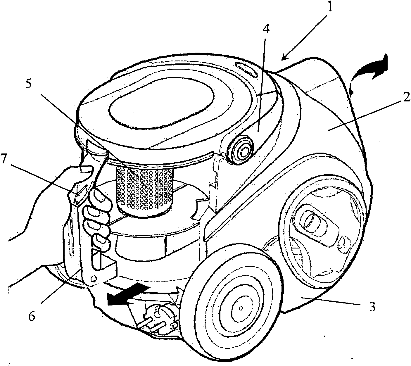 Vacuum dust collector