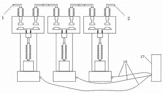 Vacuum circuit breaker based on T-shaped double break vacuum arc-extinguishing chamber