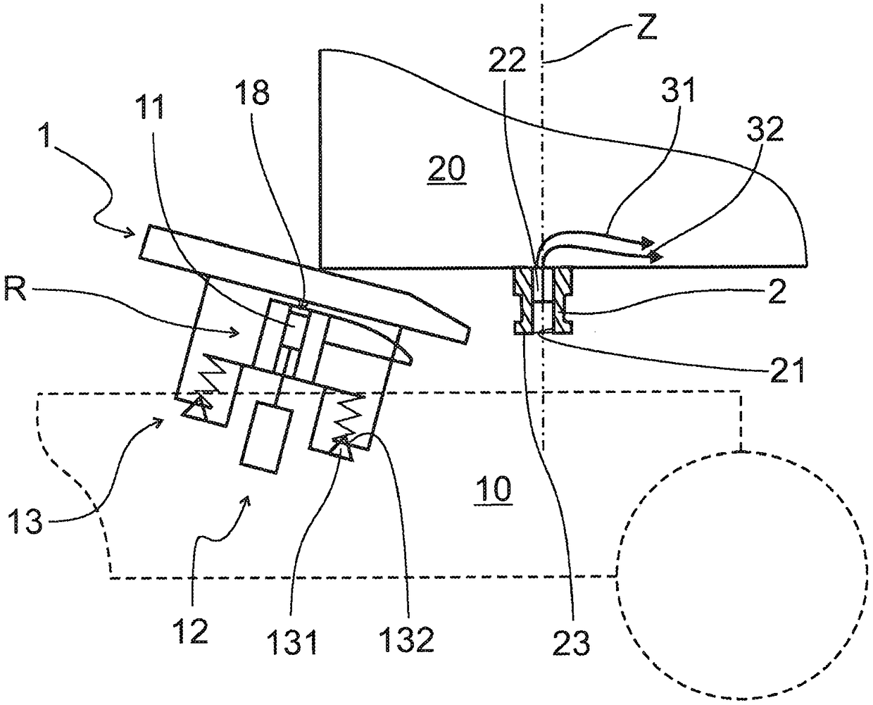 Fifth-wheel coupling and coupling method therefor