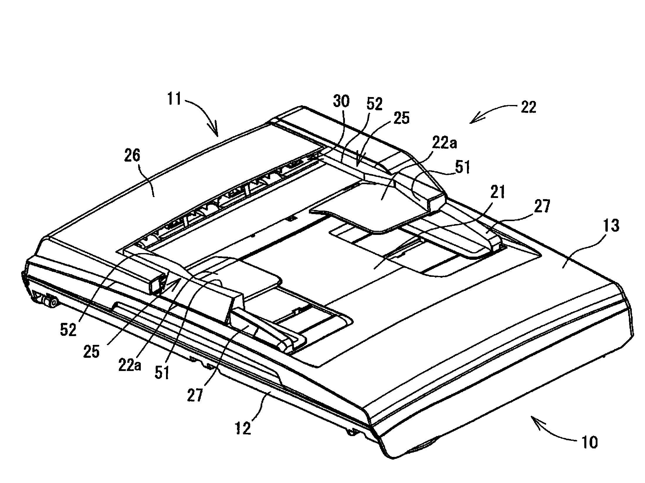 Sheet feeding device and image reading device