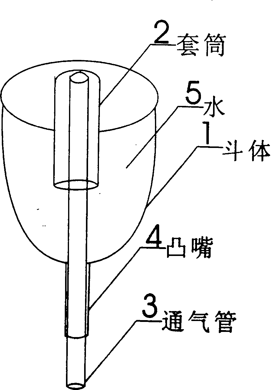 Exhaust seal hopper for pickling of Chinese sauerkraut