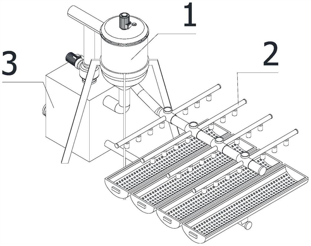 Water-saving device with anti-blocking function for agricultural equipment