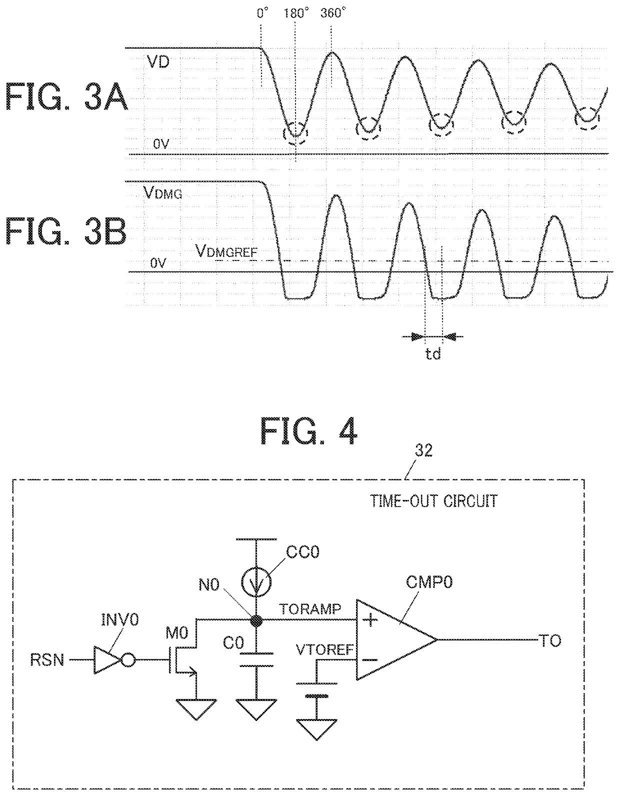 Resonance voltage attenuation detection circuit, semiconductor device for switching power, and switching power supply