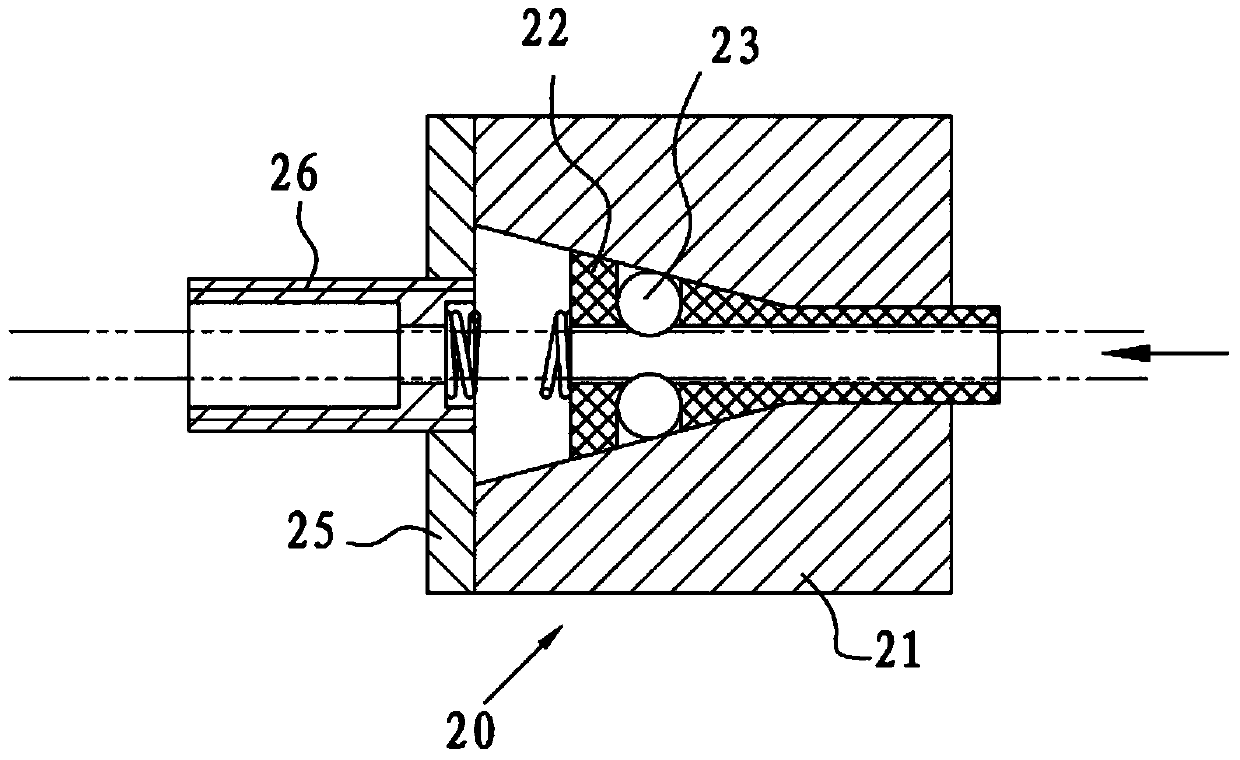 Wire drawing device for metal wire