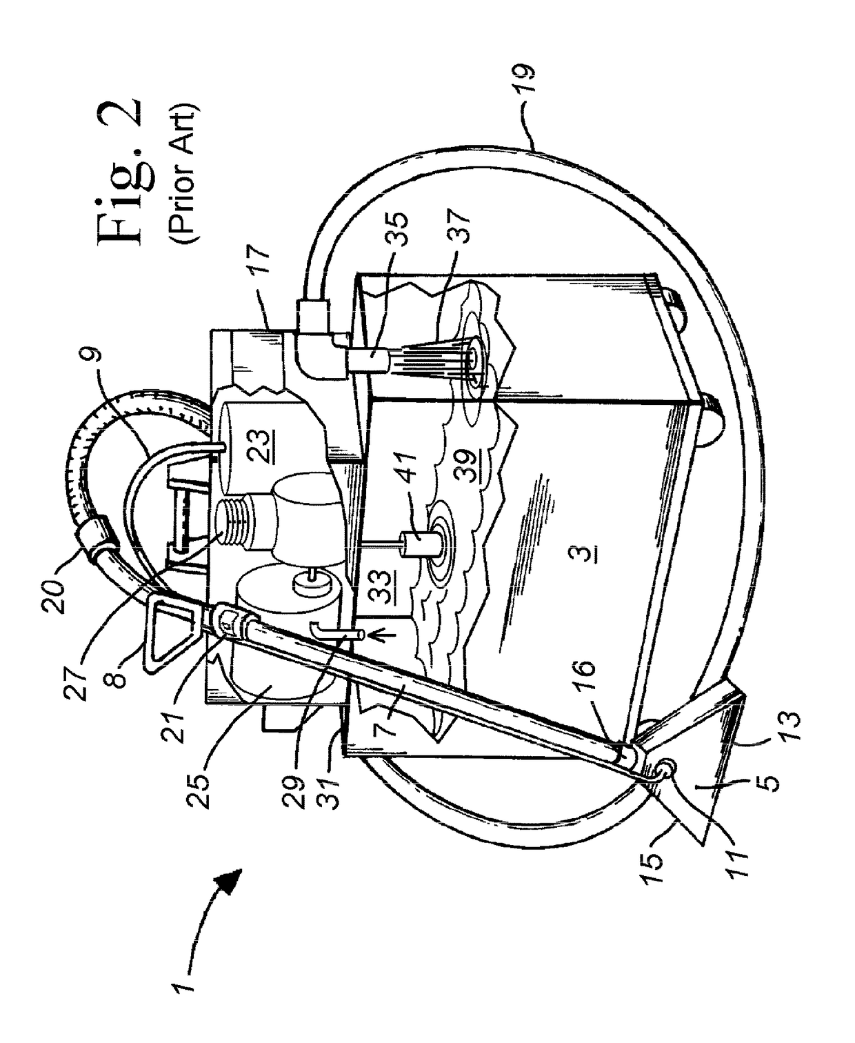 Rotary surface cleaning tool