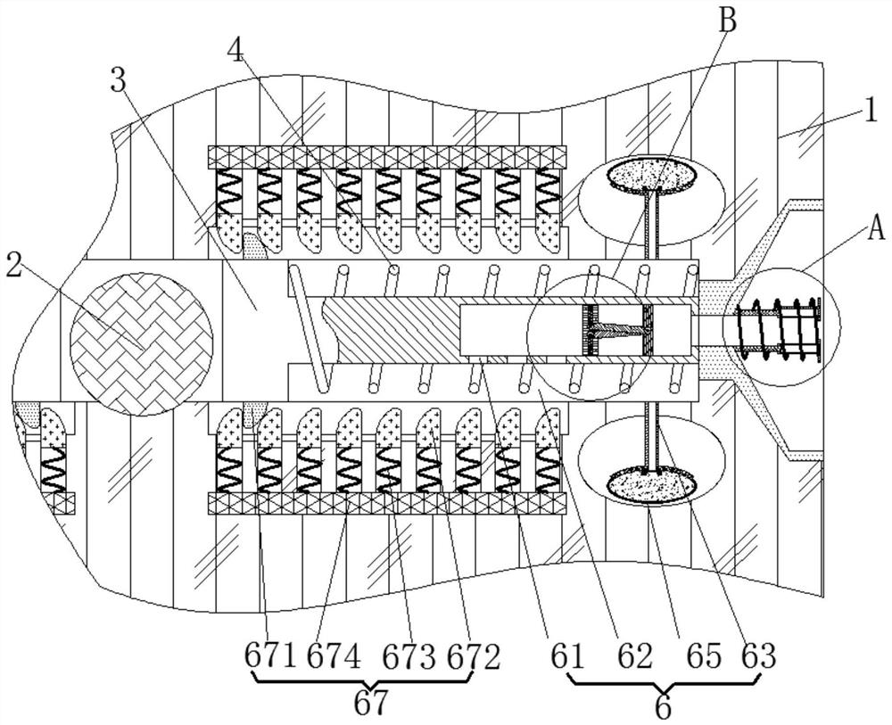 Damping protection device for household intelligent Bluetooth sound box during falling