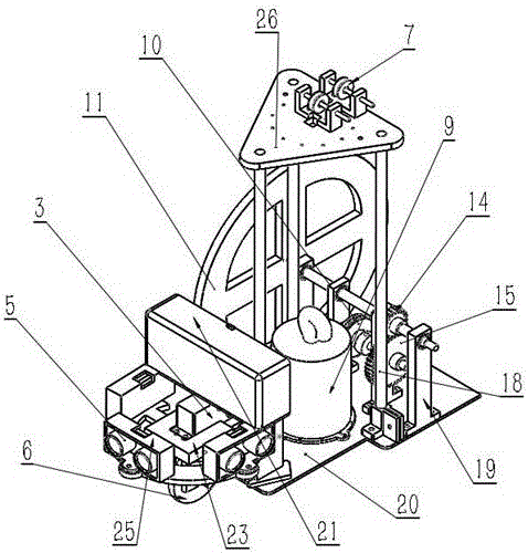 Pure gravity-driven environment-friendly trolley capable of intelligently avoiding obstacle