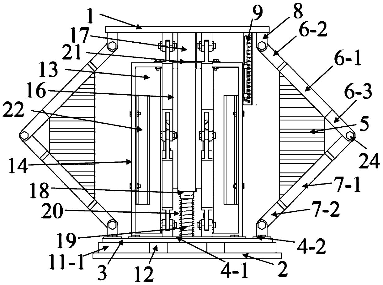 An easily replaceable metal damper and beam-to-column connection node for the top of a bent corbel