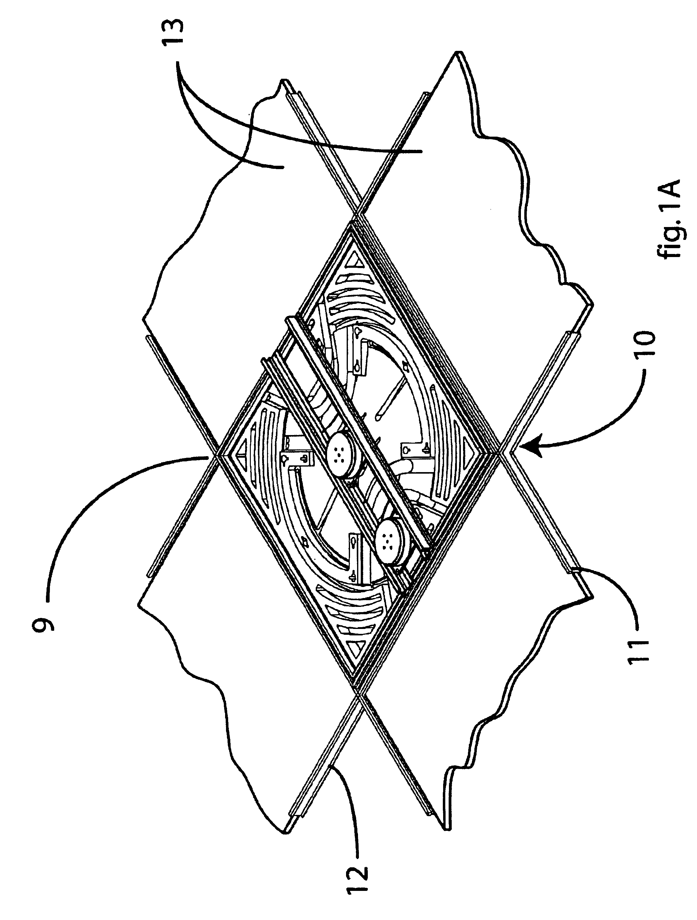 Planar diaphragm loudspeaker and related methods