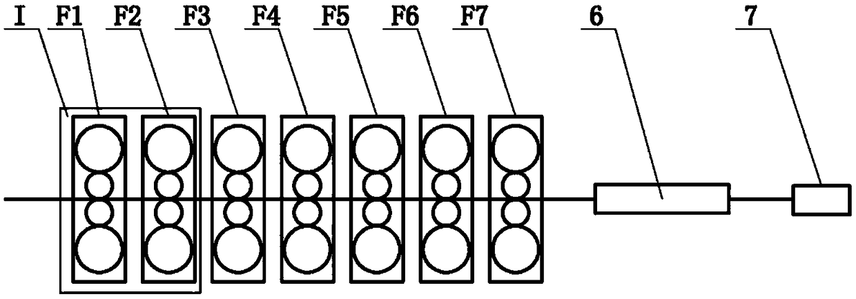 Method for preventing generation of roll marks on hot rolled steel strips with medium and high content of carbon