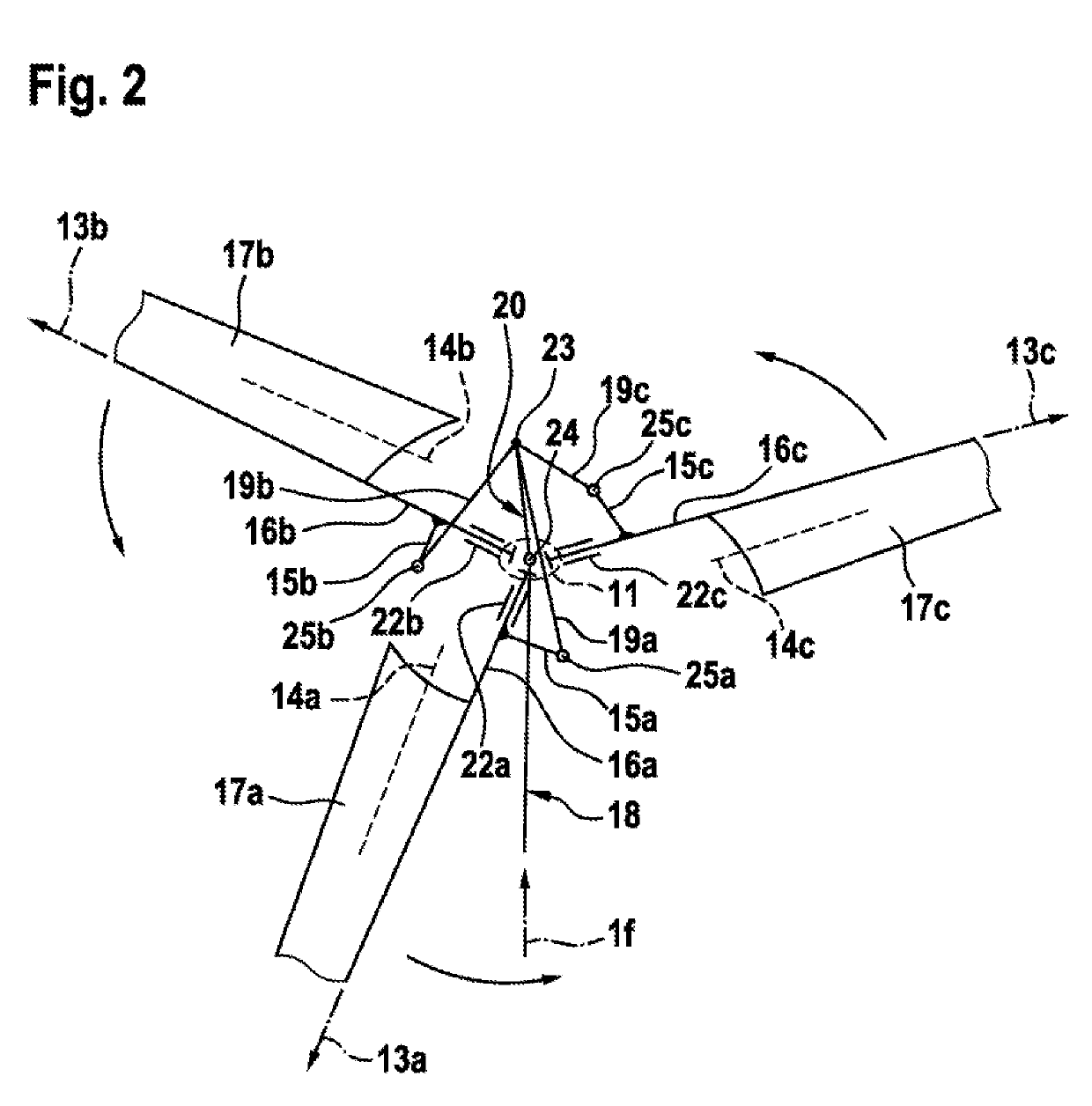 Passive pitch angle adjustment apparatus