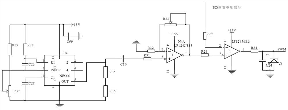 Effective value voltage regulating circuit for aviation high-power variable-frequency alternating-current power generation system