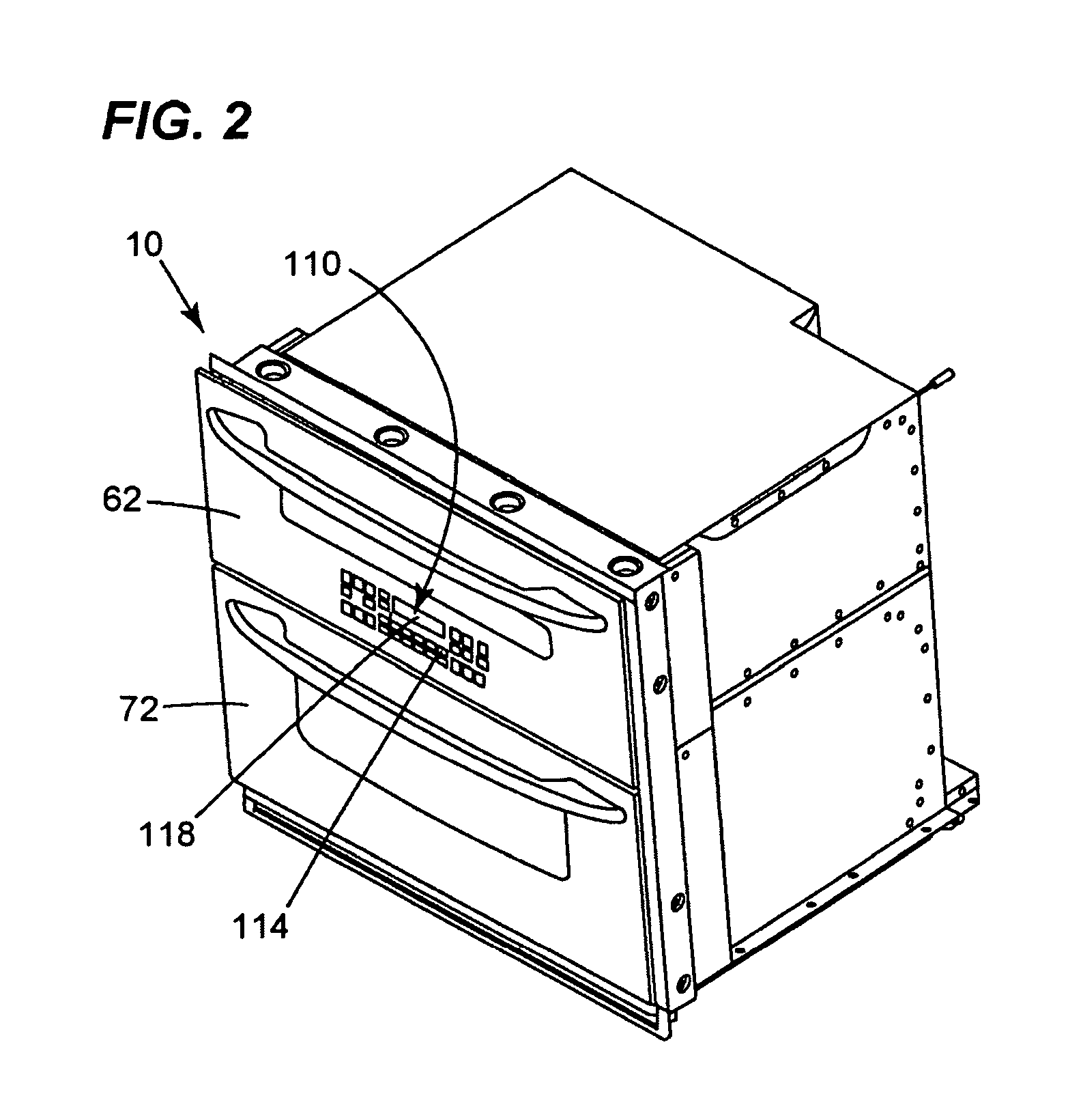 Appliance with a vacuum-based reverse airflow cooling system using one fan