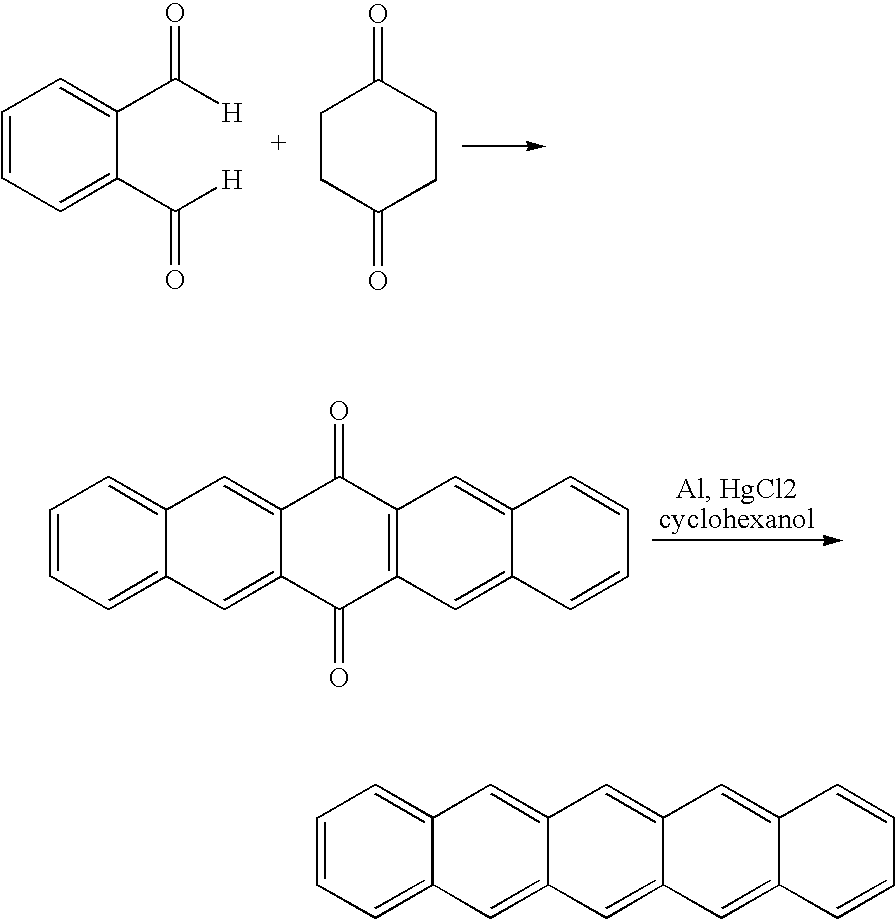 Compounds comprising a linear series of five fused carbon rings, and preparation thereof