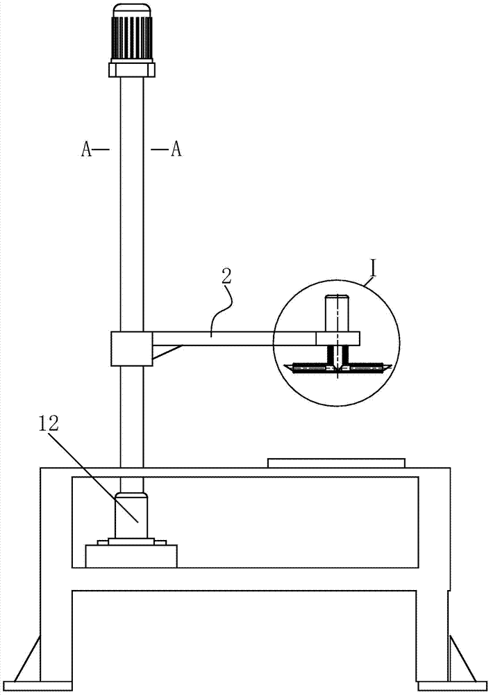 Workbench for grabbing and separating stacked parts